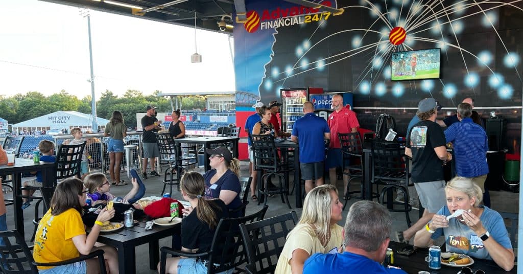 Rheem Dealers Enjoy Beautiful Night Out with The Nashville Sounds Ed's Supply Co.